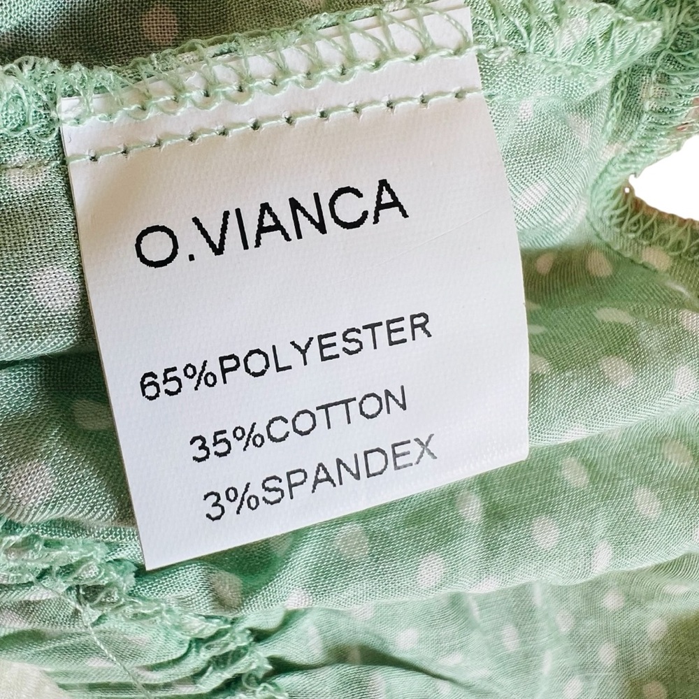 O. Vianca Floral Ruffle Blouse with Tie Front - Picture 6 of 6